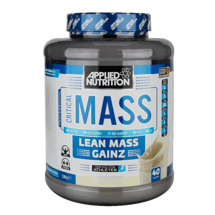 Applied Nutrition Critical Mass Protein Vanilla 2400g Applied Nutrition Critical Mass Protein Vanilla 2400g